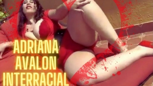 Incredibly busty Adriana Avalon effortlesly takes a BBC