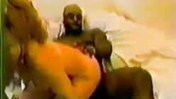 Slim naked mature wife enjoys rough anal interracial