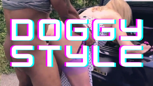 Outdoor interracial fucking with a really horny wife