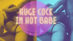 Black man with a huge cock banging a hot wife