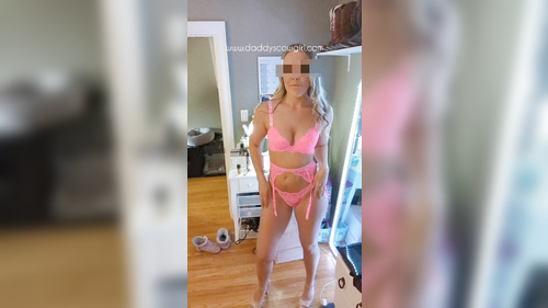 daddyscowgirl 236 - Ass Clapping, Blonde, Booty, Dancing, Heels, Hotwife, Lingerie, Striptease, Tease