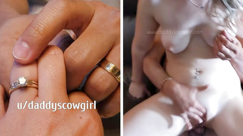 ???? Blonde, Hotwife, Husband, Sharing, Swingers, Threesome, Tits, Wife, Wifey – daddyscowgirl (Clip)
