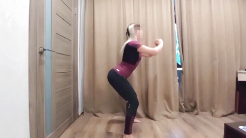 Fit Blonde Rides Big Cock After Workout