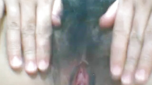Asian Webcam Girl Shows Off Her Hairy Pussy