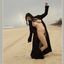 Bib boobed babe showing her body on the beach