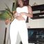 Hot lady with sexy curves teasing in an amateur gallery