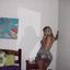 Hot lady with sexy curves teasing in an amateur gallery