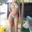 Hot lady with sexy curves teasing in an amateur gallery