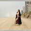 Bib boobed babe showing her body on the beach