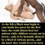 Informative captions regarding black on white breeding