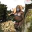 White whore fucks a literal ape in this taboo cartoon story