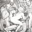 Drawn porn exploring old and young sex fetish