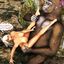 White whore fucks a literal ape in this taboo cartoon story