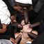 Interracial BBC gangbang porn pictures with whores