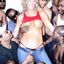 Interracial gangbang porn featuring horny white women