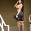 Superior black babe shows her awesome physique