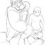Drawn porn exploring old and young sex fetish