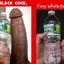 Big black cock appreciation in interracial porn gallery