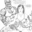 Drawn interracial cuckolding porn with hot women