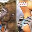 White whore fucks a literal ape in this taboo cartoon story