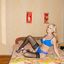Russian mom striptease gallery with nude pussy teasing