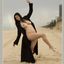 Bib boobed babe showing her body on the beach