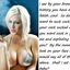 Gay sex encouragement captions with hot babes
