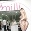 Hot lady with sexy curves teasing in an amateur gallery