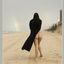 Bib boobed babe showing her body on the beach