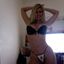 Hot lady with sexy curves teasing in an amateur gallery