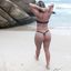 Hot lady with sexy curves teasing in an amateur gallery