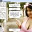 French captions telling a story of a cheating whore