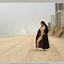 Bib boobed babe showing her body on the beach