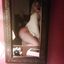 Hot lady with sexy curves teasing in an amateur gallery